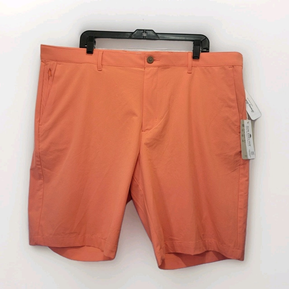 Tommy Bahama Chip Shot 10" Shorts Daytona Peach‎ Performance Men's Size 42 NWT